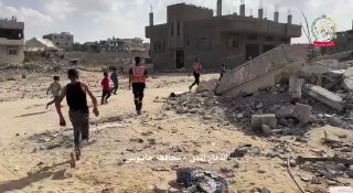 הגנה אזרחית בנפת חאן יונס: הצוותים שלנו טיפלו בפגיעה בגג בית הספר "עבדול רחמן אל-אגה", שבו מקלטים עקורים בא…