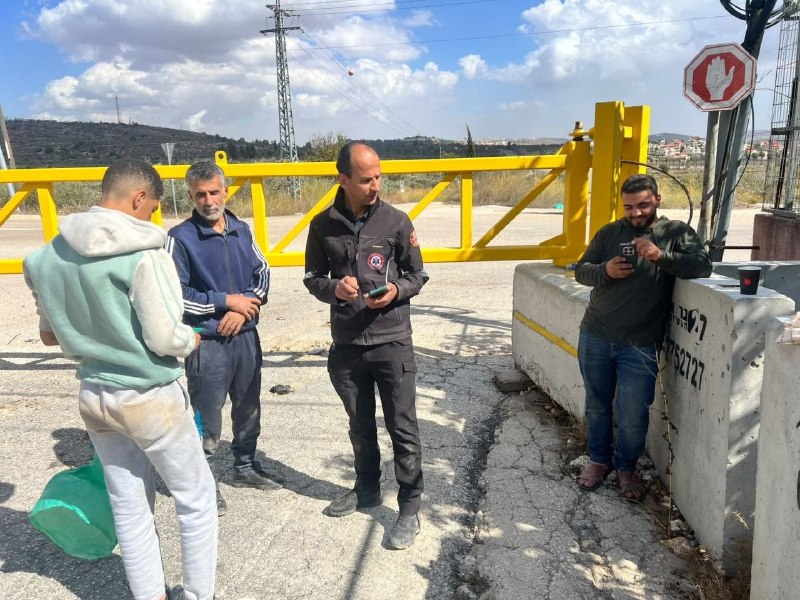 הכיבוש משחרר את כל העצורים מהכפר קריות מדרום לשכם, בעקבות מעצרם אמש.