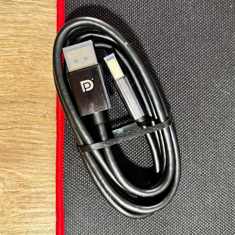 1️⃣ Кабель DisplayPort — DisplayPort (новый) — фото 1