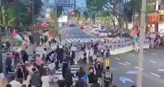 כשהעולם מתחיל לספור אתמול שיתפתי סרטון של הפגנה נגד מדיניות ישראל ביפן.
