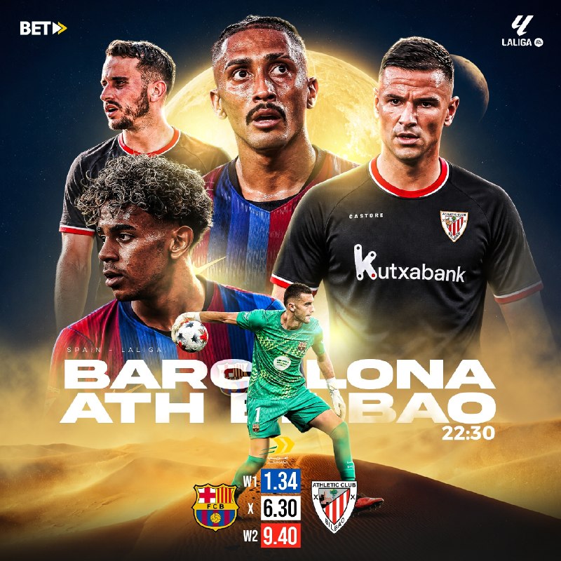 BBiizzzz: ⚽ بارسلونا 🇪🇸 - 🇪🇸 اتلتیک بیلبائو🏆 لالیگا اسپانیا 🇪🇸🕔 پنجشنبه ساعت ۲۲:۳۰📍 ورزشگاه نیوکمپ🎲 با بیش از ۶۰۰ نوع آپشن پیشبی
