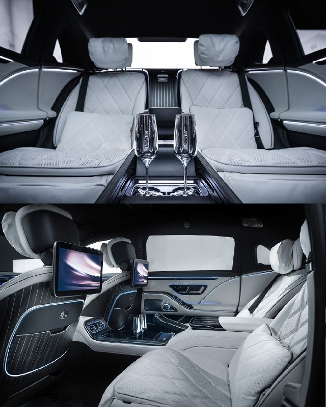 Обновлённый Maybach S-Class стал ещё более люксовым — теперь у него подсвечивается буквально всё: от 8