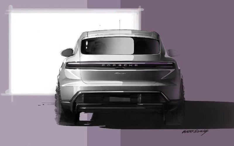 Опубликованы официальные тизеры нового Porsche Macan 2