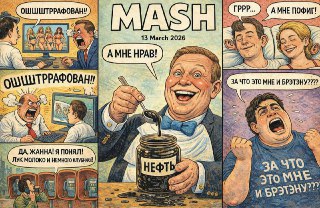 Поздравляем с концом второй рабочей недели марта! Дарим вам дайджест главных новостей за день. Вот он: — Американский самолёт-заправщик КС-135 разбился на западе Ирака — погиб весь экипаж из шести человек. Самолёт сбили ракетой шиитских группировок в Ираке