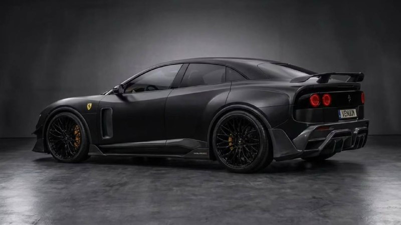 Дизайн Ferrari Luce уже исправили — тюнер из Дубая показал агрессивный обвес буквально через несколь 2