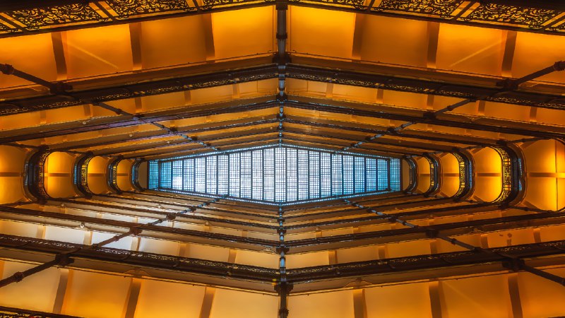 A tall story of MilwaukeeThe eight-story open atrium of Milwaukee City Hall, Wisconsin (© lavin photography/Getty Images)