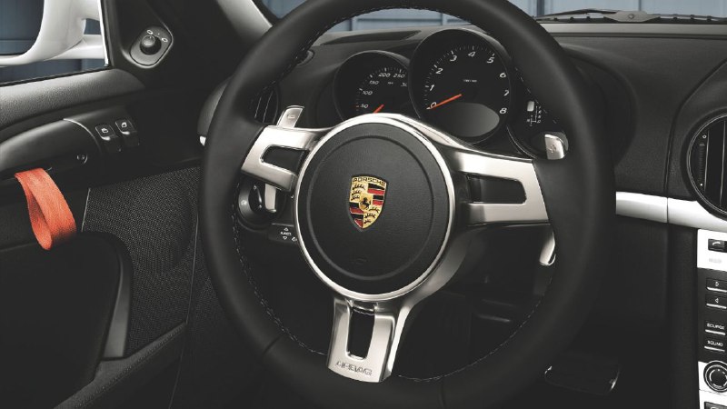 Компания Porsche запатентовала функцию подогрева подрулевых переключателей передач, потому что перек