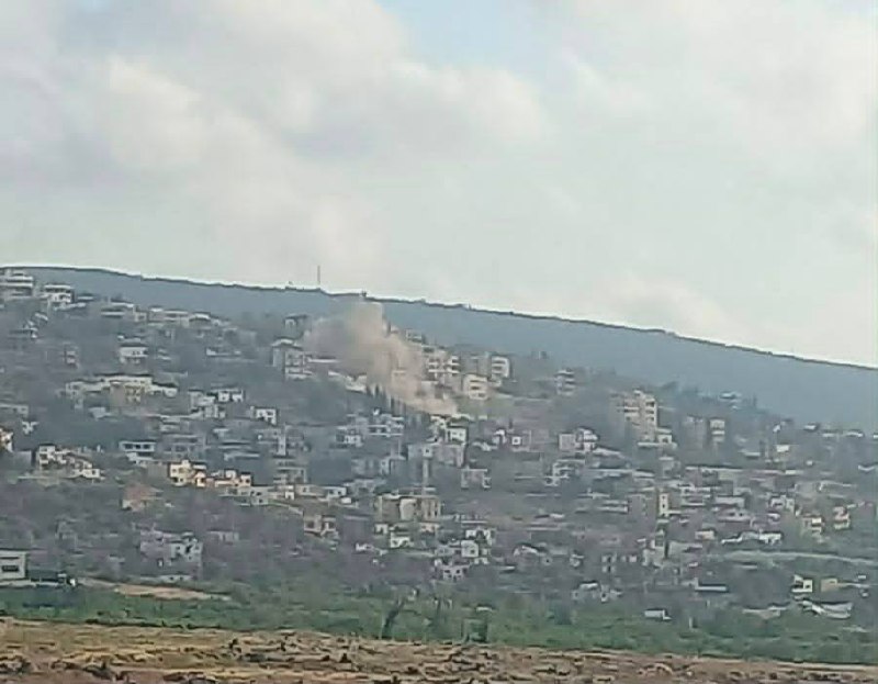 הפצצת ארטילריה מכוונת לעיר אל-מנצורי