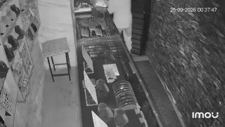 Robbery of a jewelry store in Deir Al-Zharani and surveillance cameras document the action