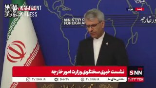️🇮🇷🇹🇷 The spokesman for the Iranian Foreign Ministry, Esmaeil Baghaei, says that Iran and Turkey have much more important work to do than mediating or exchanging messages between Iran and the US, and emphasized that their relations are excellent and the Foreign Minister's people are in continuous contact.