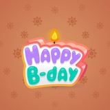 B-Day Candle #74