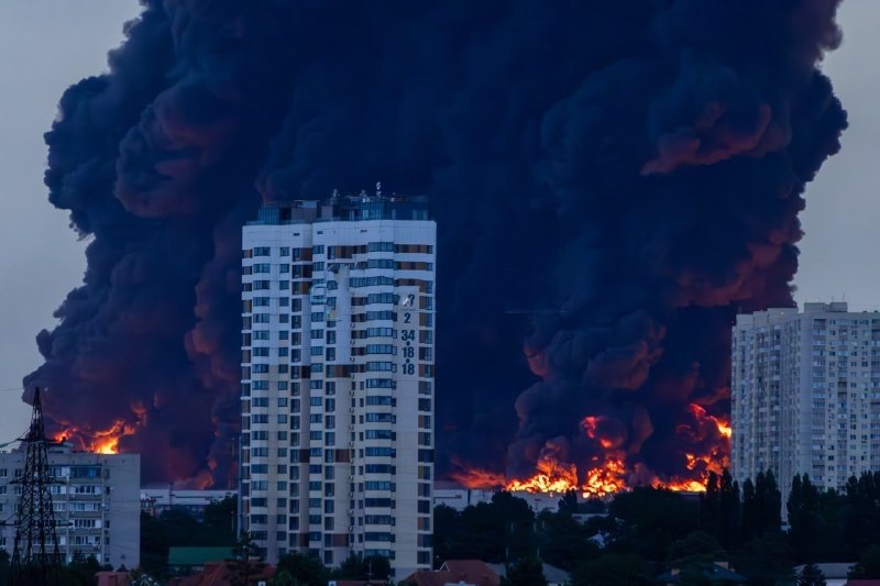 Fire Point released footage of long-range strikes on Russian Wildberries warehouses.