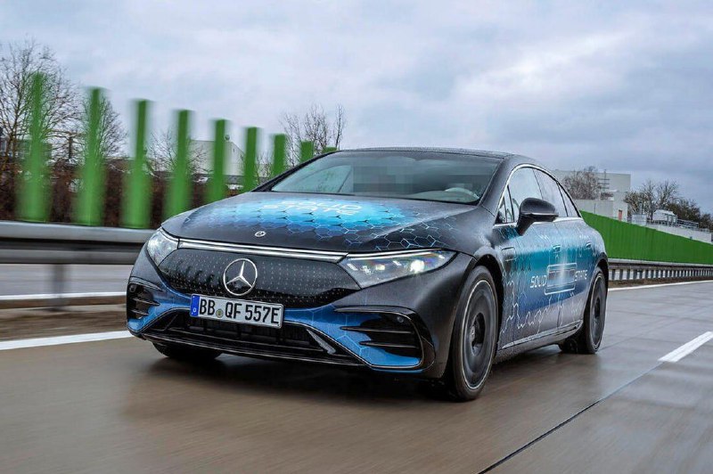 Mercedes тестирует EQS с твердотельным аккумулятором