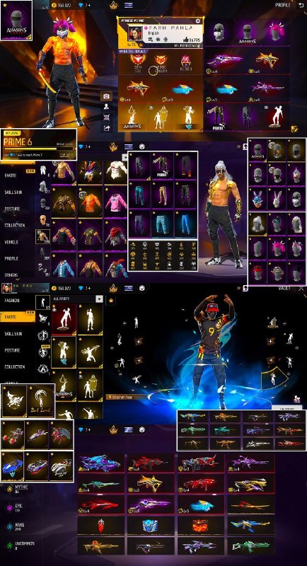 دنیای اکانت فری فایر freefire: 21. Gh