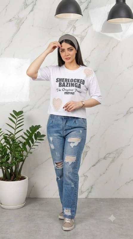 پوشاک ماه سیما(عمده): 👚 نام کراپ تک تور و مروارید📦جین ۶👗 جنس : پنبه و گیپور🌈 رنگ بندی : ۲👯‍♂ سایز : ۳۸ تا ۴۲💰 قیمت ۳۵۰کد ۳۰۱۹ايدي كانال:@mahsi