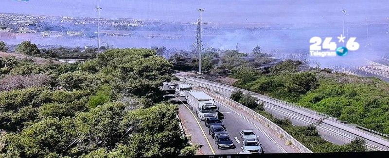🇮🇱 תיעוד נוסף מהשרפה בכביש 6.