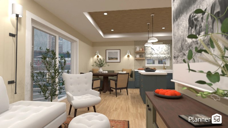 Farmhouse City Apartment - Does it Work? Share your thoughts on this on Reddit! Designed by Darina Doncheva. Join Do not follow any links from the ... - изображение 3 - farmhouse, city, apartment