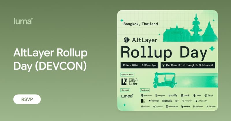 AltLayer Rollup Day (DEVCON) · Luma
