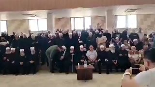 בהודעה רשמית מגנים השייח'ים והבולטים של העיירה הדרוזית הדר בגולן הסורי הכבוש את ההפרות של צבא הכיבוש ונשבעי…