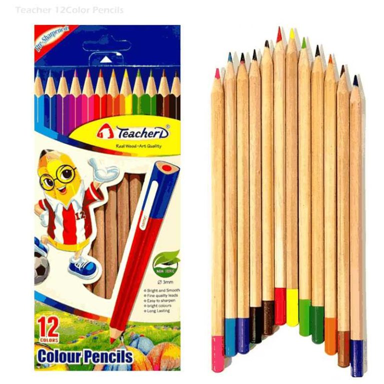 تحریر۲۰، فروش آنلاین لوازم التحریر: 🟢🟢 مداد رنگی 12 رنگ Teacher (بدنه چوب)💲 قیمت بازار: 380000 تومان💲 قیمت در تحریر20: 245000 تومان🛒 برای مشاهده و خرید از س