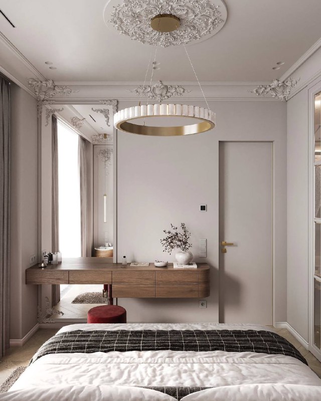 Элегантная спальня с санузлом из проекта в Москве. Вам нравится? Дизайнер Юлия Федосеева - изображение 4 - элегантная, спальня, санузлом