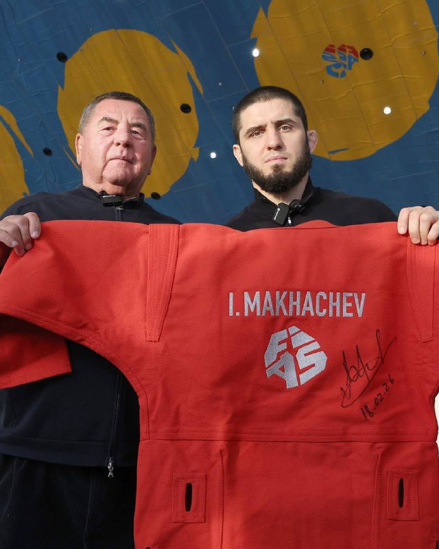 Чемпион UFC Ислам Махачев стал Послом самбо в мире. фото