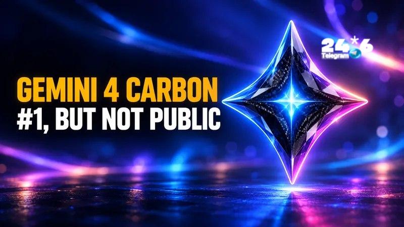 🇮🇱 גוגל הציגה את Gemini 4 Carbon. גוגל הציגה את רשת העצבים הבולטת Gemini 4 Carbon. החברה מכנה אותה כמודל…
