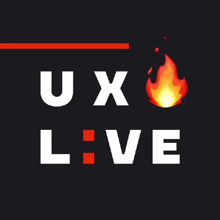 Telegram profile photo for UX Live 🔥