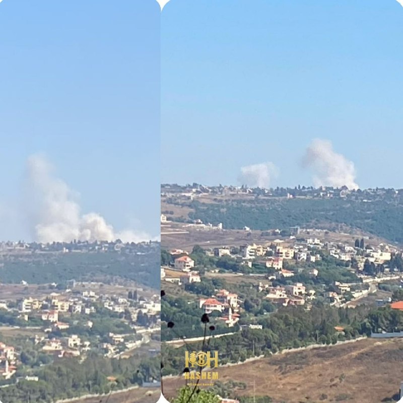 דחוף: הכיבוש מבצע מבצע הפצצה חדש בעיירה בית יהון, דרומית ללבנון.