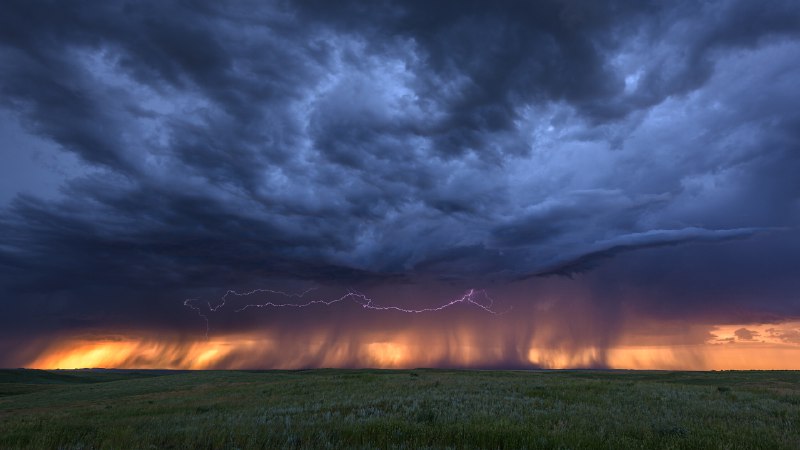 You can't silence thunderLightning and storm clouds at sunset near Bowman, Nebraska (© john finney photography/Getty Images)