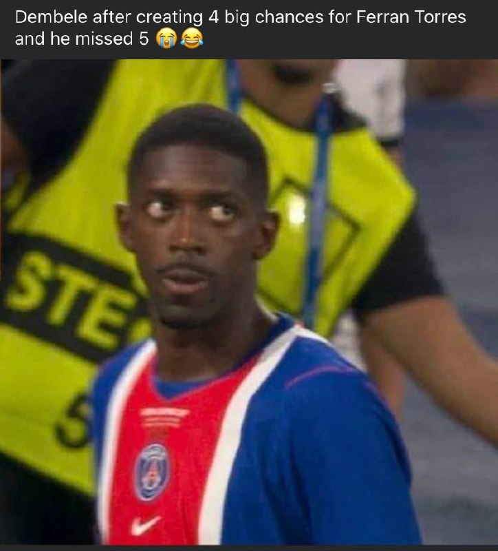 ترول فوتبال: هایلایت مهاجم جدید و آندرریتد پی‌اس‌جی #Bina @trollfootball_persianدمبله بعد اینکه ۴ تا موقعیت خوب واسه فران تورس می‌ساز