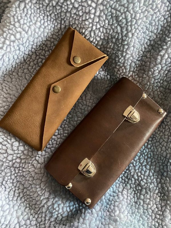 продам кошельки ручной работы из натуральной кожи. — фото 1