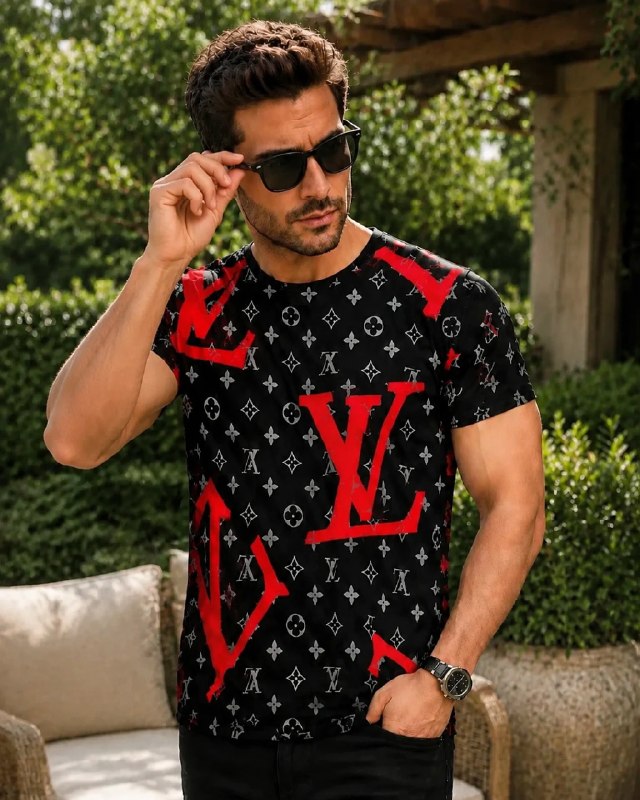 فروشگاه تخفیفی آنلاین: 🔴 تیشرت مردانه LV (قرمز) کد 6528✔️ جنس محصول : ملانژ کشی✔️ سایز بندی : L/XL❌ قیمت استثنایی فقط 588 ❌🛒 خرید کن ... تحویل 