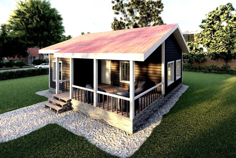 Планировка каркасного одноэтажного дома площадью 79 кв. м. Дизайн и ремонт Please open Telegram to view this post VIEW IN TELEGRAM - изображение 1 - telegram, view, планировка