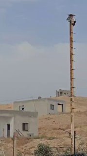 Settlers storm the community of "Halk al-Roman" in the village of al-Duyuk al-Tahta, west of Jericho.