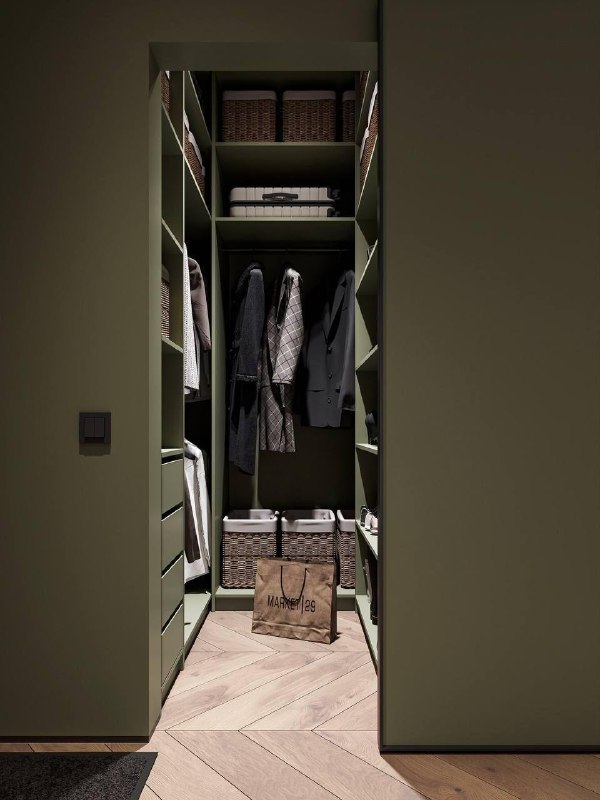 Красивые гардеробные для вдохновения Иногда достаточно просто полистать уютные гардеробные, чтобы захотелось навести порядок и у себя. Магия уютног... - изображение 5 - гардеробные, telegram, view