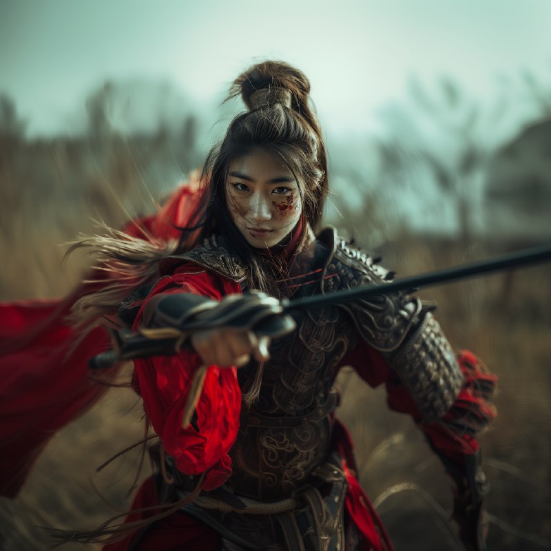 👩Midjourney 角色一致性探索--cref [参考图链接] --cw [0-100]我先生成了图5，然后用图5做为参考，生成了其他的图