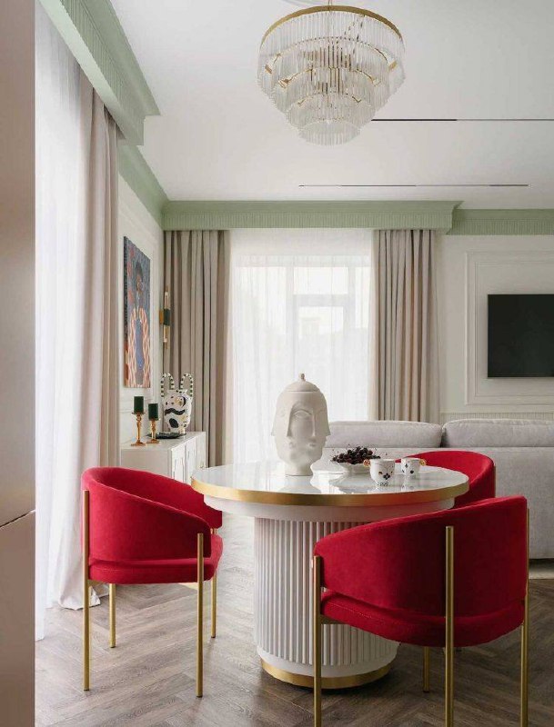 Современная классическая мебель, оживленная цветом в доме для семьи с двумя детьми Автор Екатерина Митрофанова фото Максим Максимов - изображение 4 - современная, классическая, мебель