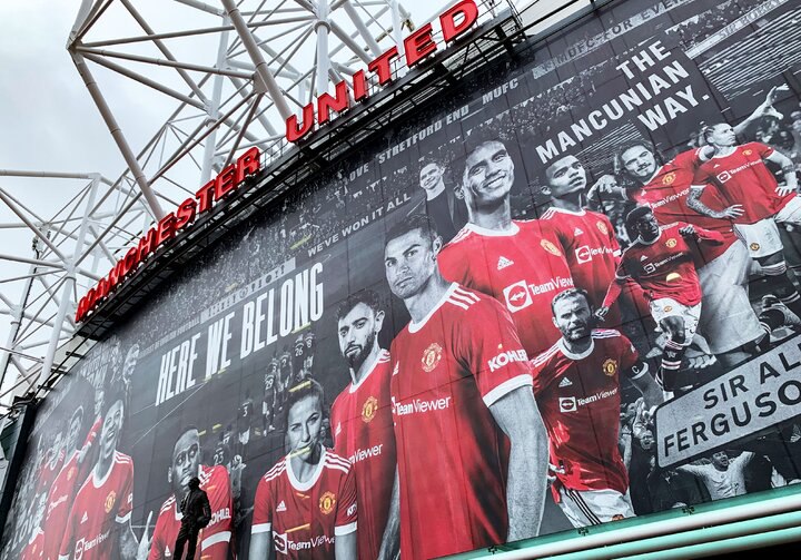 在曼聯奧脫福球場遇上C朗拿度