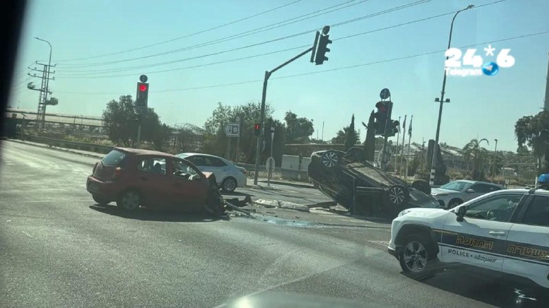 🇮🇱 תאונת דרכים בצומת צאני-עוז. בצומת צאני-עוז בכביש מספר 57 התרחשה תאונת דרכים.
