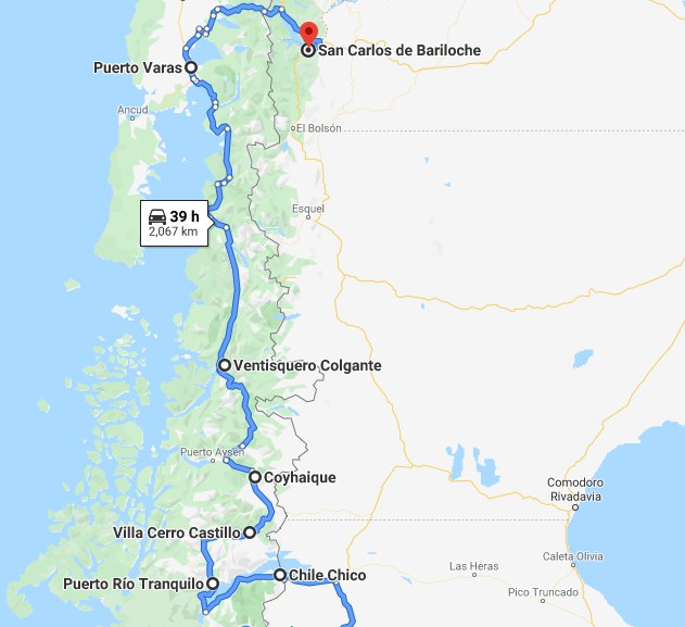 智利南部Carretera Austral一路向北