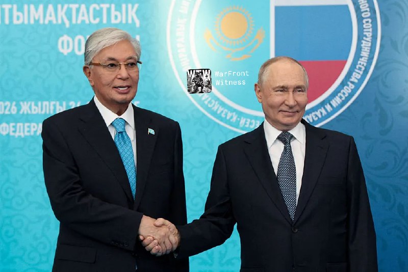 ️🇰🇿🇷🇺🇺🇦 בלומברג: נשיא קזחה קאסם-ג'ומארט טוקאייב דחק בפומבי במנהיג רוסיה ולדימיר פוטין לשקול הקפאת המל…