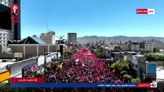 למרות התוקפנות האמריקנית הפחדנית נגד הרפובליקה האסלאמית של איראן, האומה האיראנית המכובדת עמדה בגבורה ברחובו…