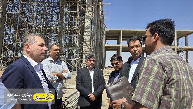 نامه گناباد - اخبار گناباد: 🔴 گام بلند توسعه شرق کشور: ایستگاه راه‌آهن گناباد در مسیر شتاب🔸 فرماندار گناباد به همراه مدیر پروژه راه‌آهن یونسی–گناباد