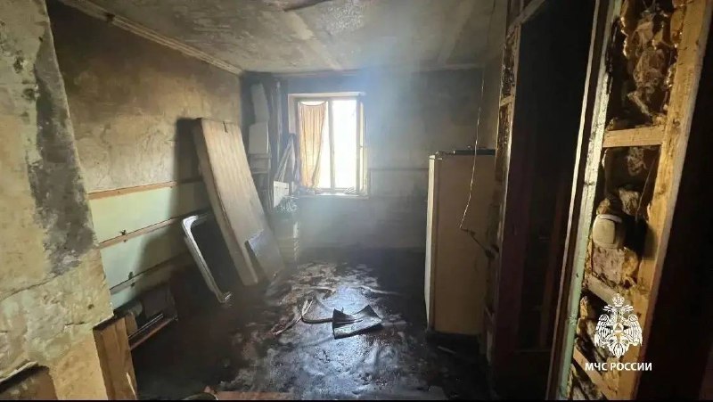 В Кизлярском районе мужчина погиб при пожаре из-за курения в постели. фото