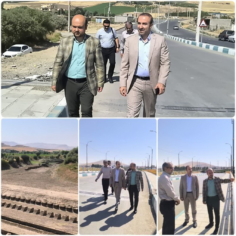 پیام آب آذربایجان غربی 🇮🇷: تأکید فرماندار بوکان بر صیانت از حریم و بستر رودخانه‌ها؛ بازدید میدانی از محدوده پل کوسهخشایار صنعتی، فرماندار بوکان، رو
