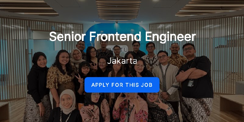 Senior Frontend Engineer - Pintu