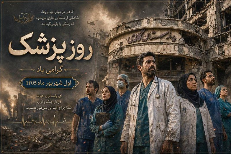 آقای خبر: روز پزشک؛ پزشکان گاندی همچنان بلاتکلیف!روز پزشک بر پزشکان و کادر درمان بیمارستان گاندی مبارک؛ همانهایی که پس از بمباران
