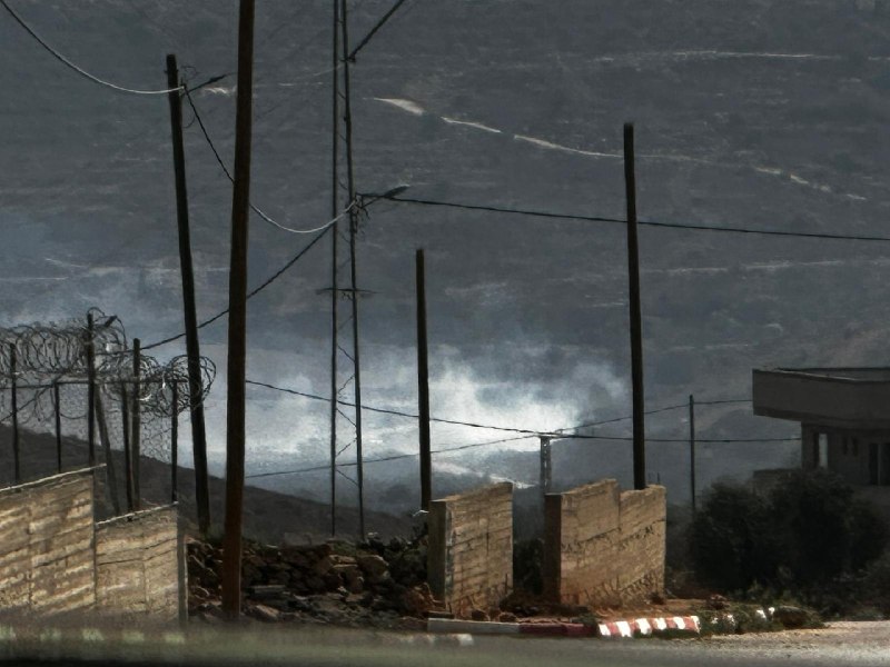 مستوطنون يحرقون أراضي فلسطينية جنوب شرق نابلس