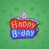 B-Day Candle #86